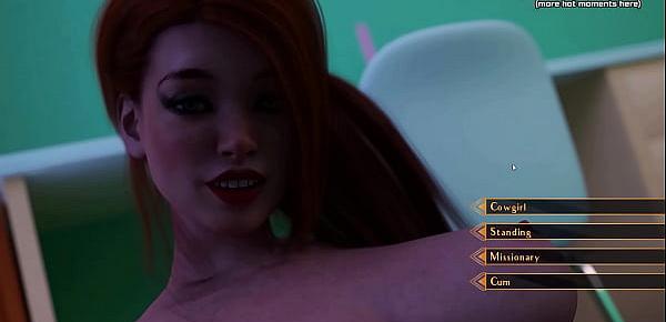 Being a DIK[v0.7] | Big ass and long-legged redhead teen girlfriend is enjoying a big cock inside her tight wet pussy | My sexiest gameplay moments | Part 39
